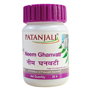 Patanjali Neem Ghan Vati 60tab Pack of 2